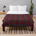 Soft and warm plush blanket with McGowan clan tartan pattern