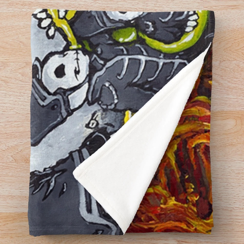 MCR The Black Parade inspired plush blanket