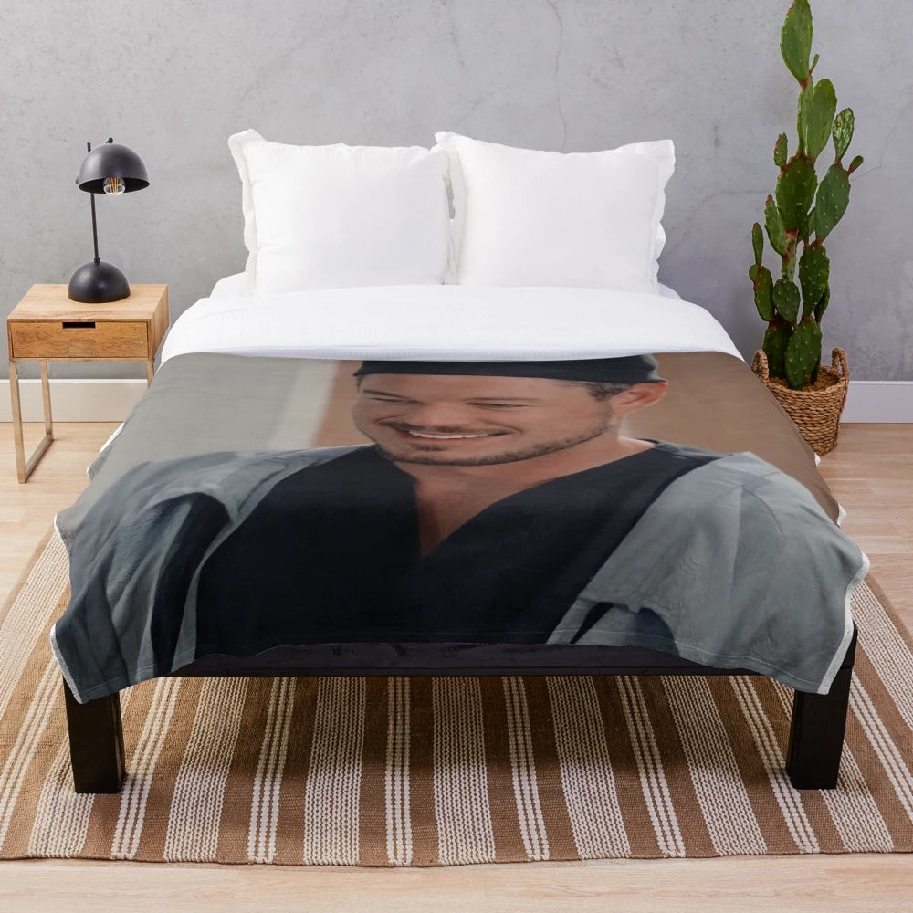 Mcsteamy inspired plush blanket with soft, cozy material