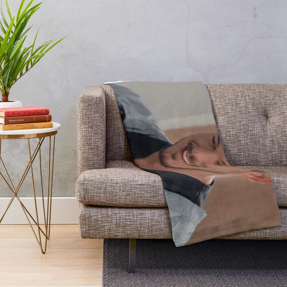 Mcsteamy inspired plush blanket with soft, cozy material