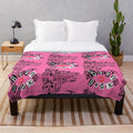 Mean Girls inspired plush blanket with aesthetic design and funny quote
