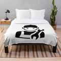 Mechanic Plush Blanket for Engineers and Auto Enthusiasts