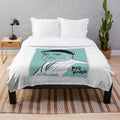 Plush blanket inspired by Mauritanian filmmaker Med Hondo