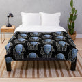 Megamind plush blanket with the iconic villain character from the popular cartoon movie