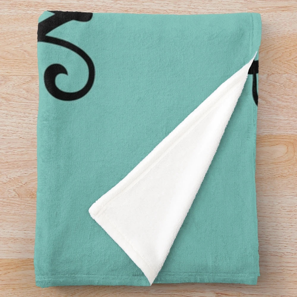 Mermaid plush blanket with a cozy, soft design