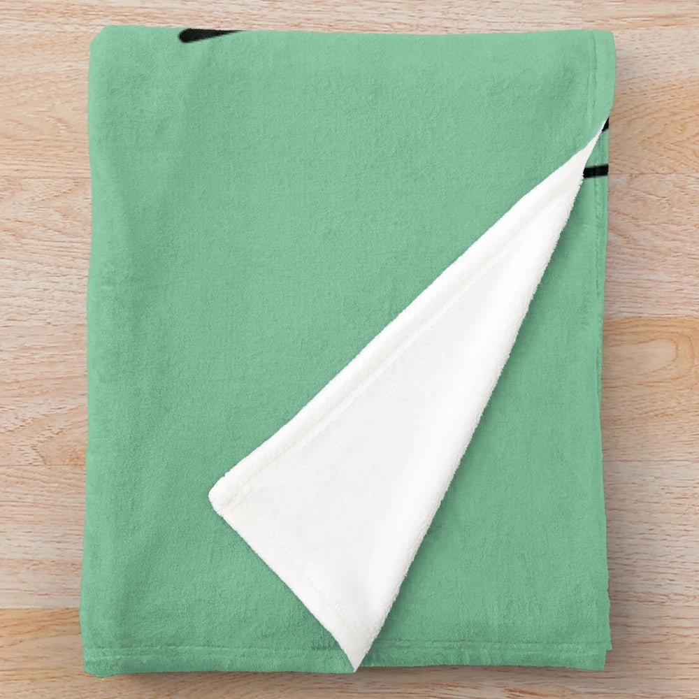 Mermaid plush blanket with a soft, vibrant design