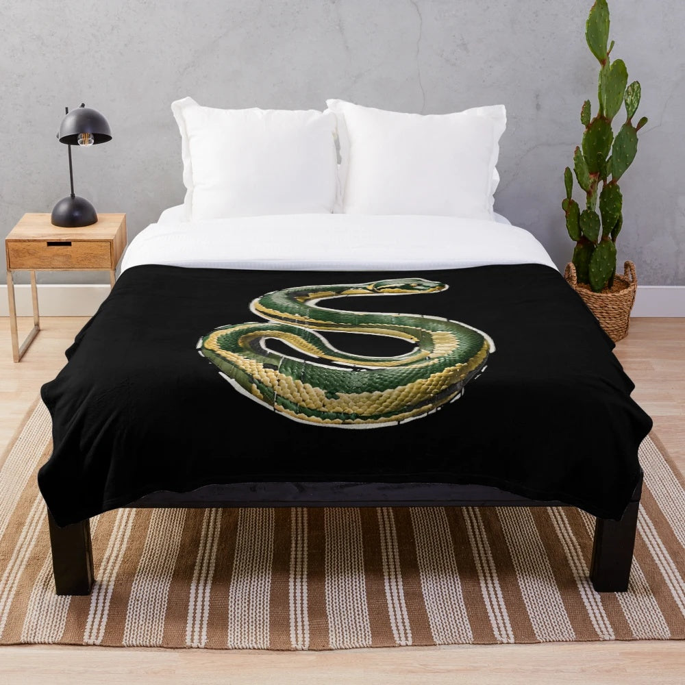 Soft and cuddly snake plush blanket inspired by the Metal Gear video game series