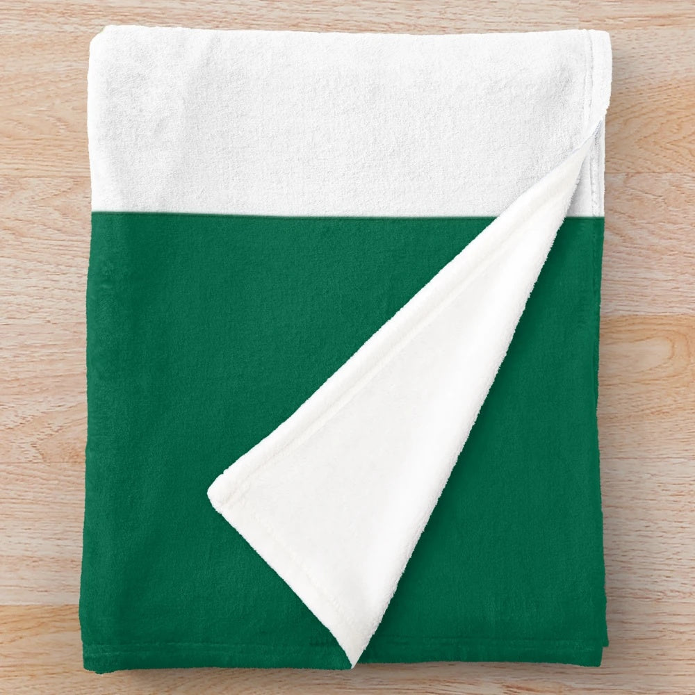 Mexico flag inspired plush blanket