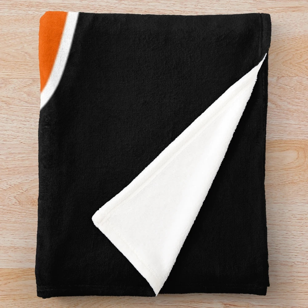 Miami Hurricanes inspired plush blanket for college football fans