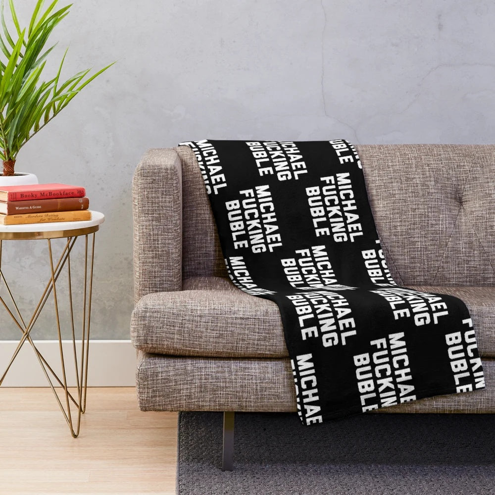 Michael Bublé inspired plush blanket for Christmas and holiday season