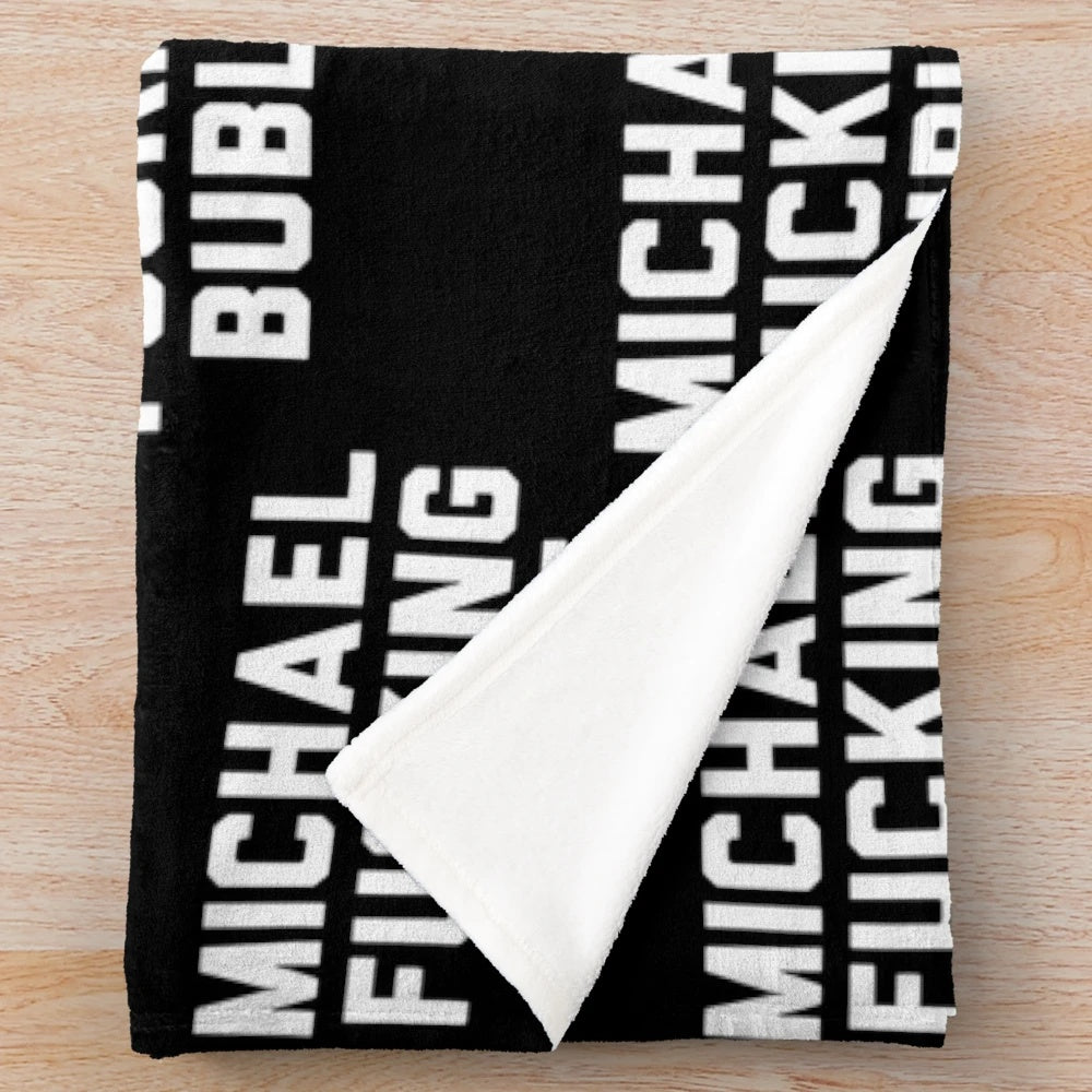 Michael Bublé inspired plush blanket for Christmas and holiday season
