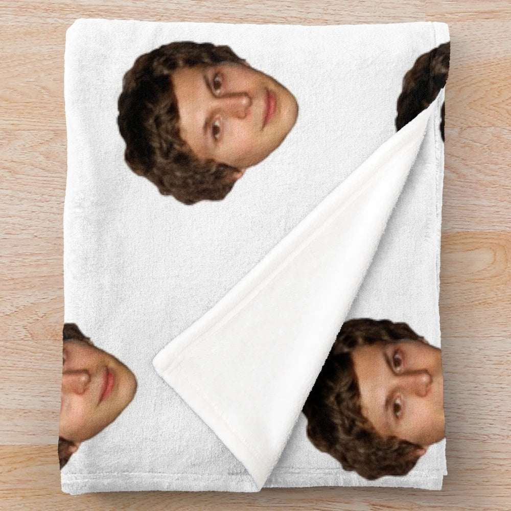 Michael Cera-inspired plush blanket