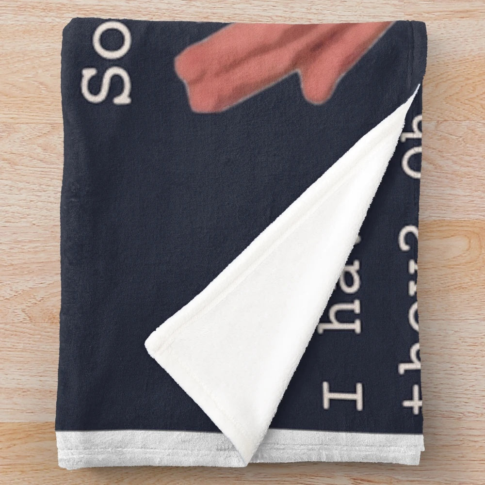 Michael Scott Quotes Plush Blanket for Fans of The Office