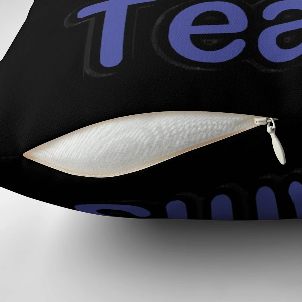 Plush Microsoft Teams themed pillow for your home office decor