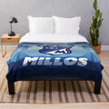 Millonarios Plush Blanket featuring the Colombian soccer team colors