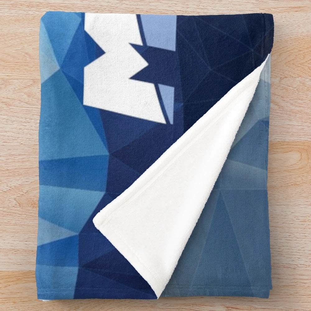 Millonarios Plush Blanket featuring the Colombian soccer team colors
