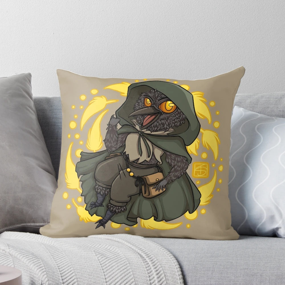 The Mini Nein: Kiri Pillow, featuring a soft and plush design inspired by the beloved character from the hit show Critical Role.