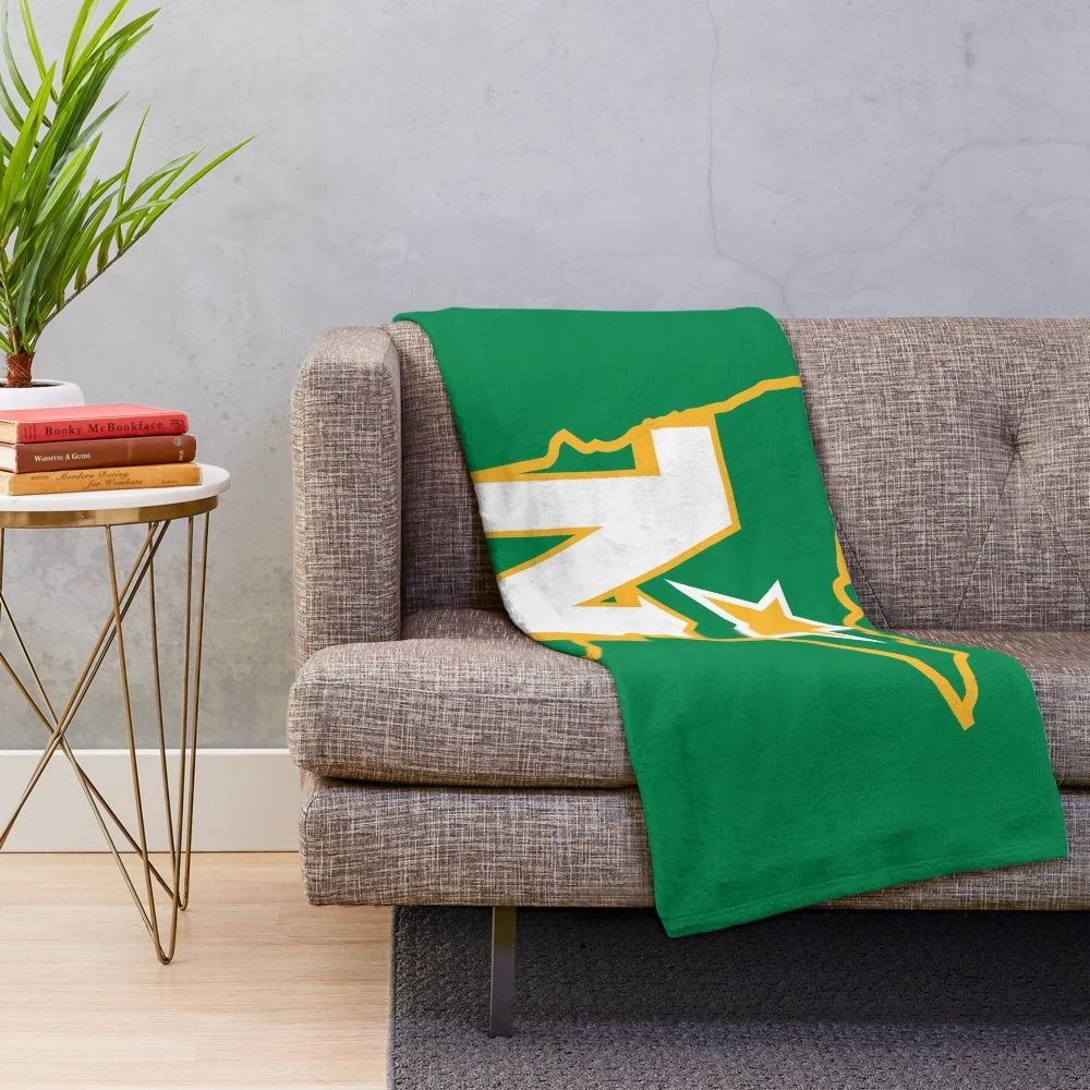 Minnesota Outline Plush Blanket