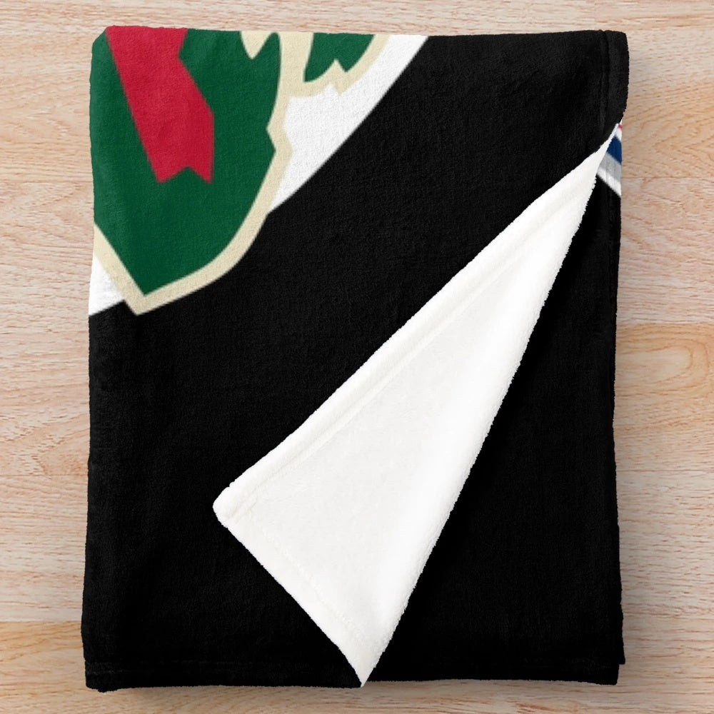 A soft and comfortable plush blanket featuring Minnesota sports team logos and imagery