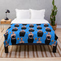 Miranda Cooper Plush Blanket with Chicken Nubs Design