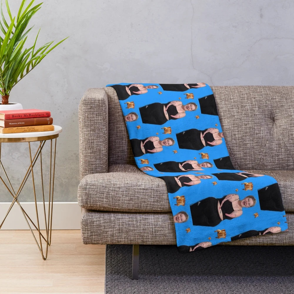 Miranda Cooper Plush Blanket with Chicken Nubs Design