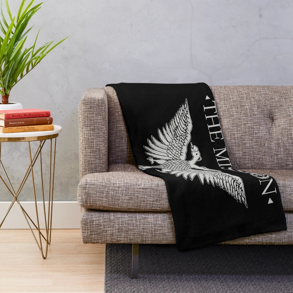 Cozy mission-style plush blanket for a comfortable and stylish home