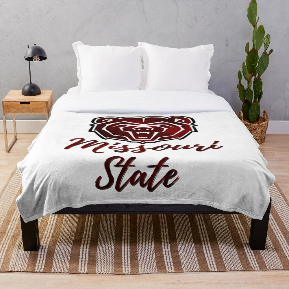 Missouri State University Inspired Plush Blanket
