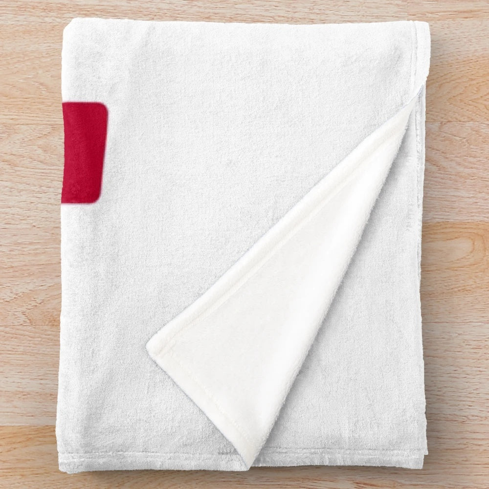 MIT inspired plush blanket featuring Tim the Beaver mascot