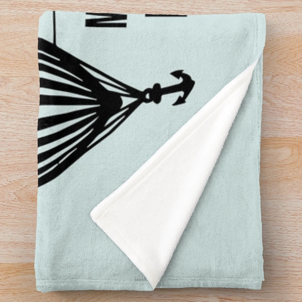 Modest Mouse themed plush blanket with album art designs