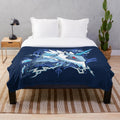 Kirin-themed plush blanket from the Monster Hunter series