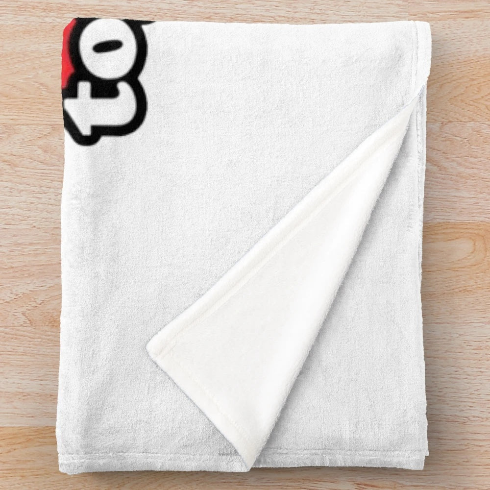 Monster machine plush blanket with wheels and skateboard design