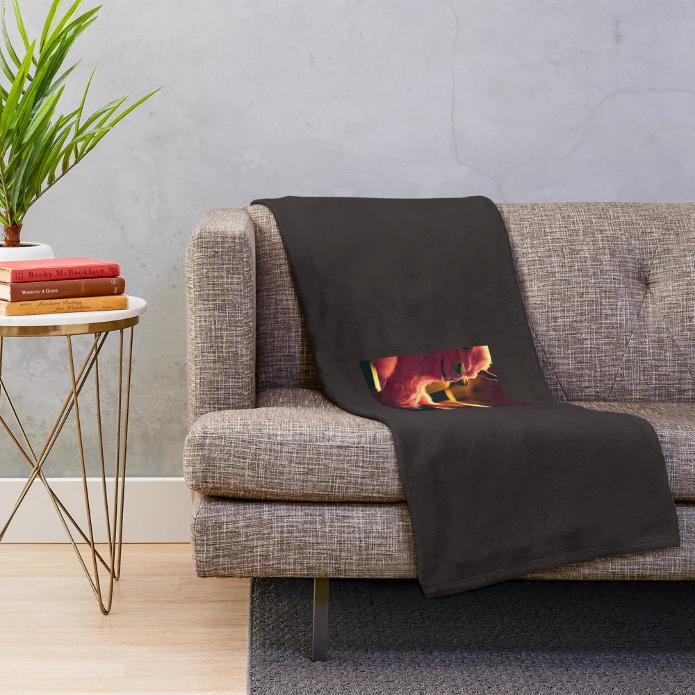 Monster plush blanket for cinema and beer enthusiasts