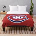 Montreal Canadiens Plush Blanket with team logo