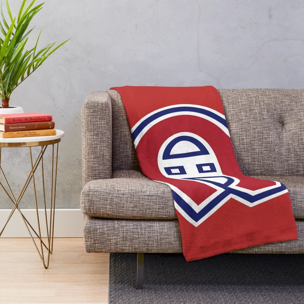 Montreal Canadiens Plush Blanket with team logo
