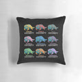 Colorful and whimsical decorative pillow featuring the character from the fantasy series