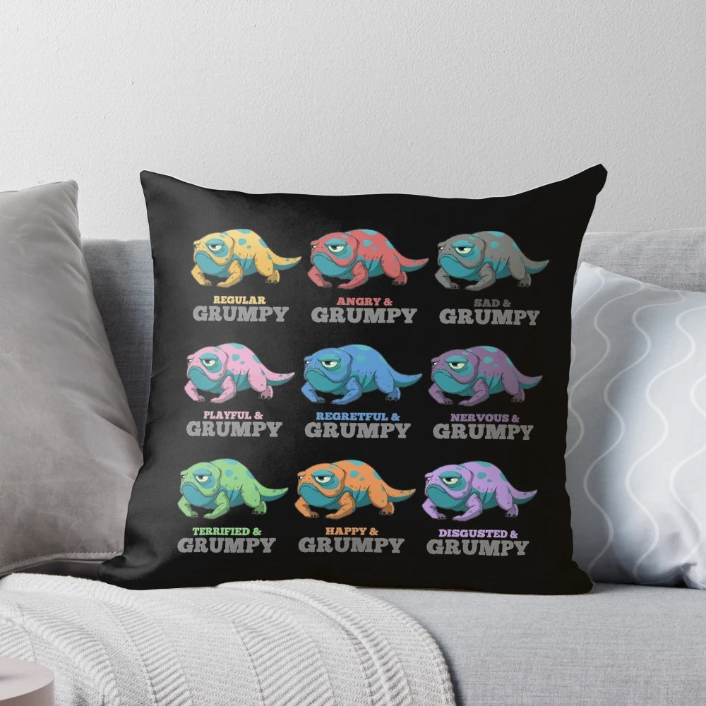 Colorful and whimsical decorative pillow featuring the character from the fantasy series