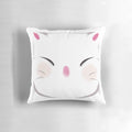 Soft, plush pillow with a cute moogle design, inspired by the Final Fantasy 14 franchise.