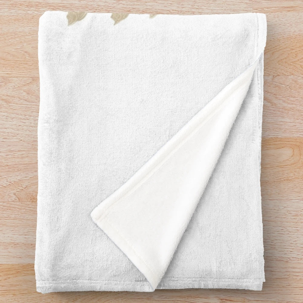 Moor-inspired plush blanket for cozy and stylish travels