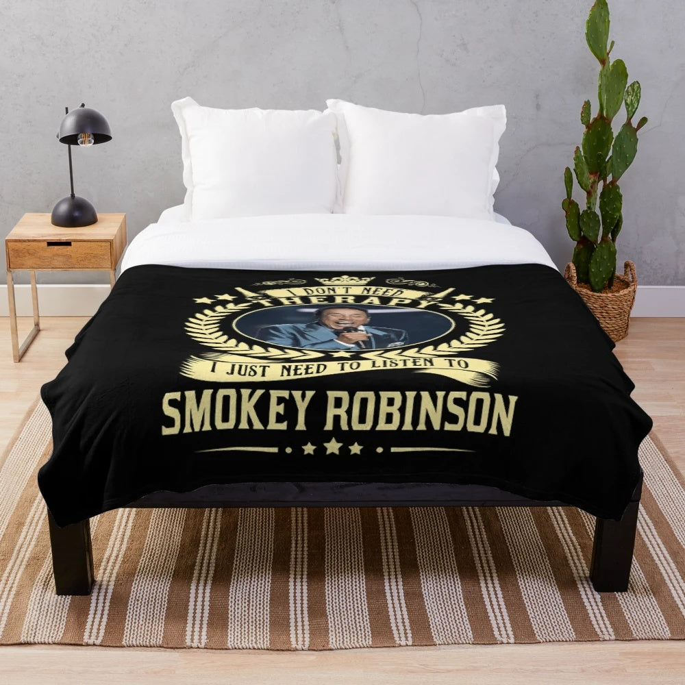Soft and plush round neck blanket inspired by the music of Smokey Robinson and Motown