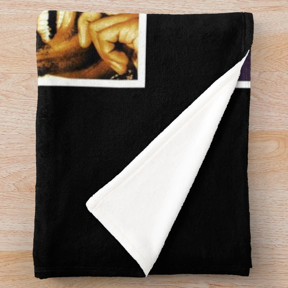 Motown Music Plush Blanket with Iconic Retro Design