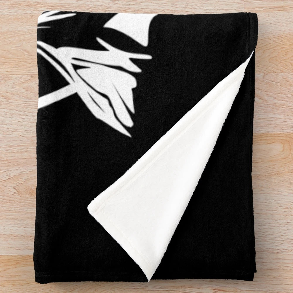 Mountain landscape plush blanket