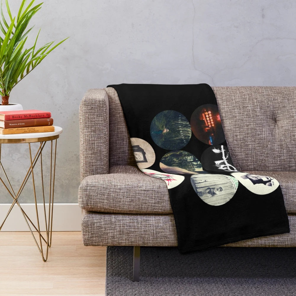 Movements band plush blanket with soft and cozy design