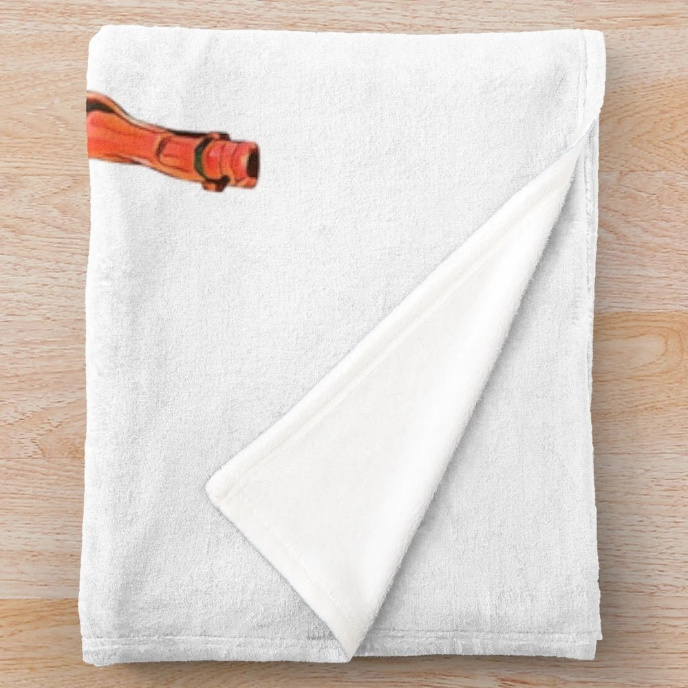 Cozy plush blanket featuring movie heroes and characters