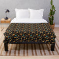 Soft and plush blanket featuring seamless movie and cinema elements design