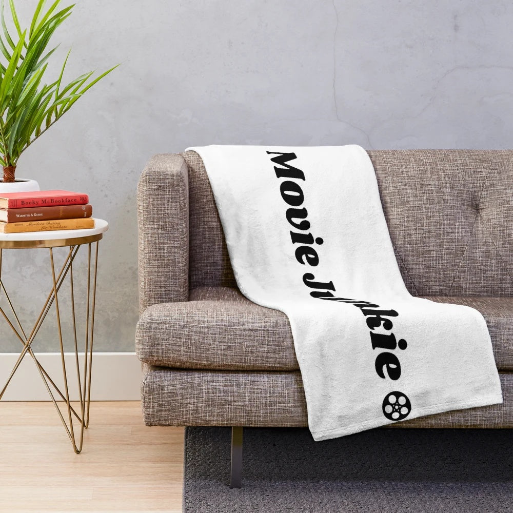 Cozy plush blanket for movie junkies and film enthusiasts