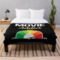 Soft and plush blanket for movie addicts and cinema fans