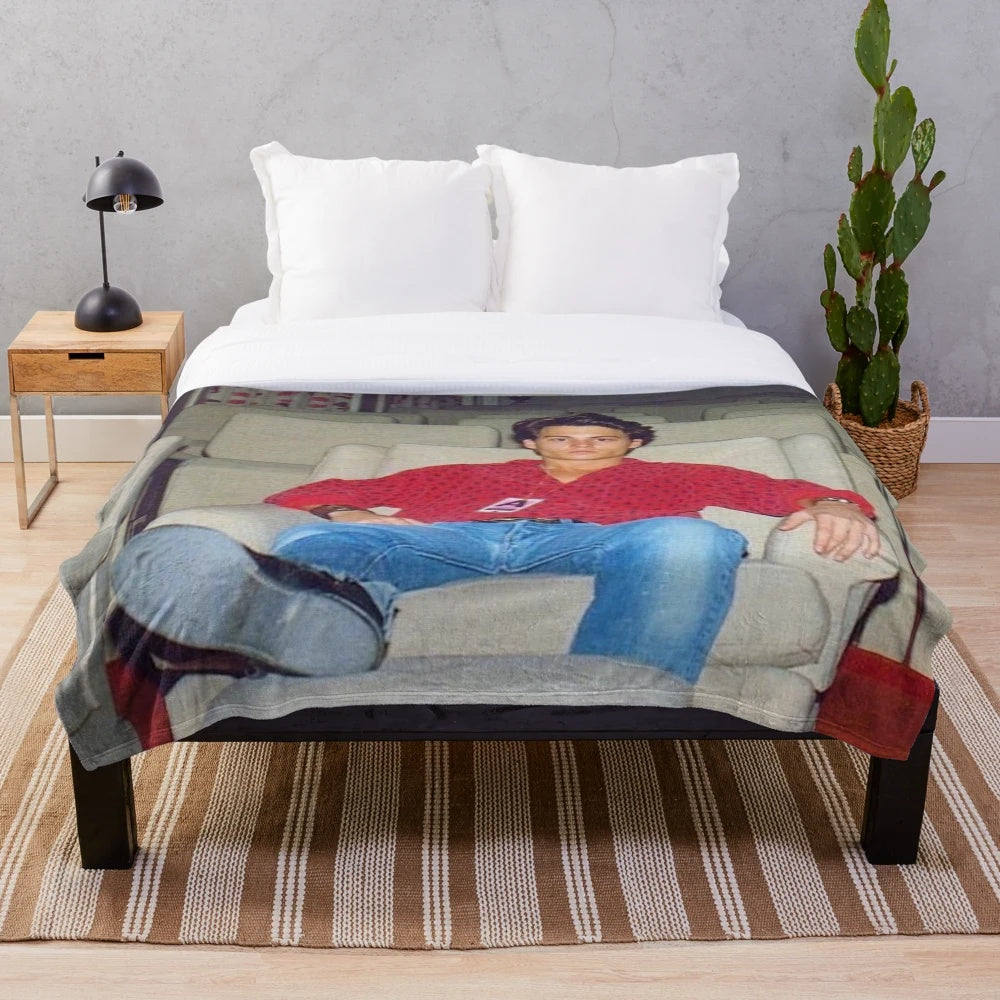 Johnny Depp-inspired plush blanket for movie fans