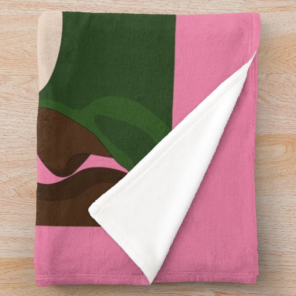Plush blanket for movie lovers