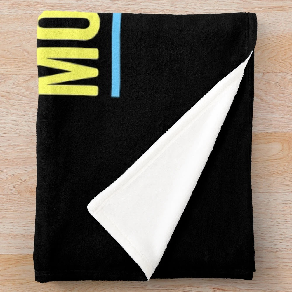 Plush movie quote blanket for cinema fans