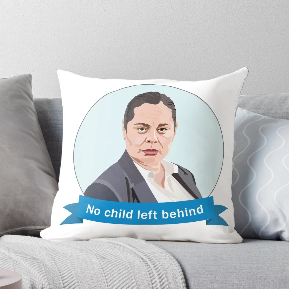 Soft, plush pillow featuring popular movie characters and titles, perfect for movie fans and home decor.